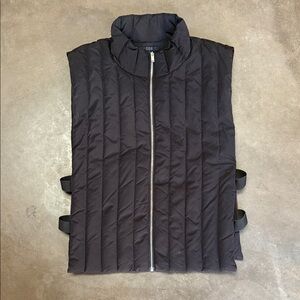 COS Black Quilted Vest Womens XS